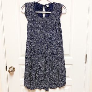 Old Navy Blue Paisley Dress
